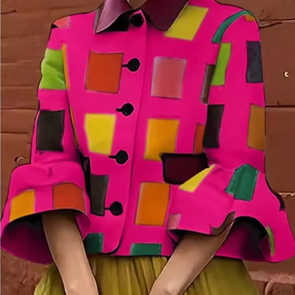 Vibrant Multicolor Women's Top - Picture 1 of 1